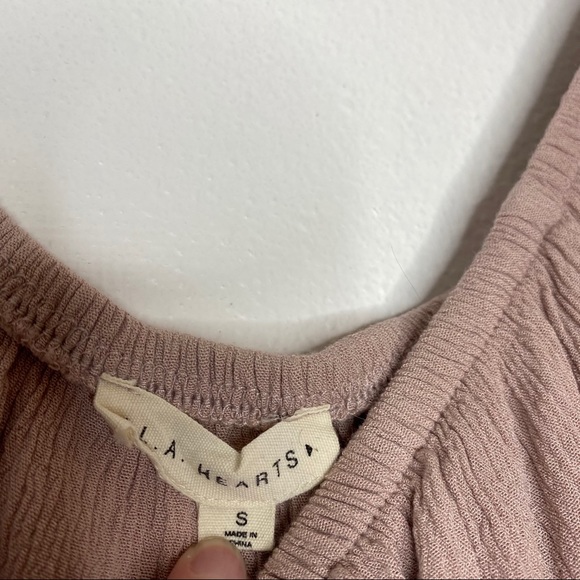 LA Hearts | Off the Shoulder Button Up - Picture 3 of 6